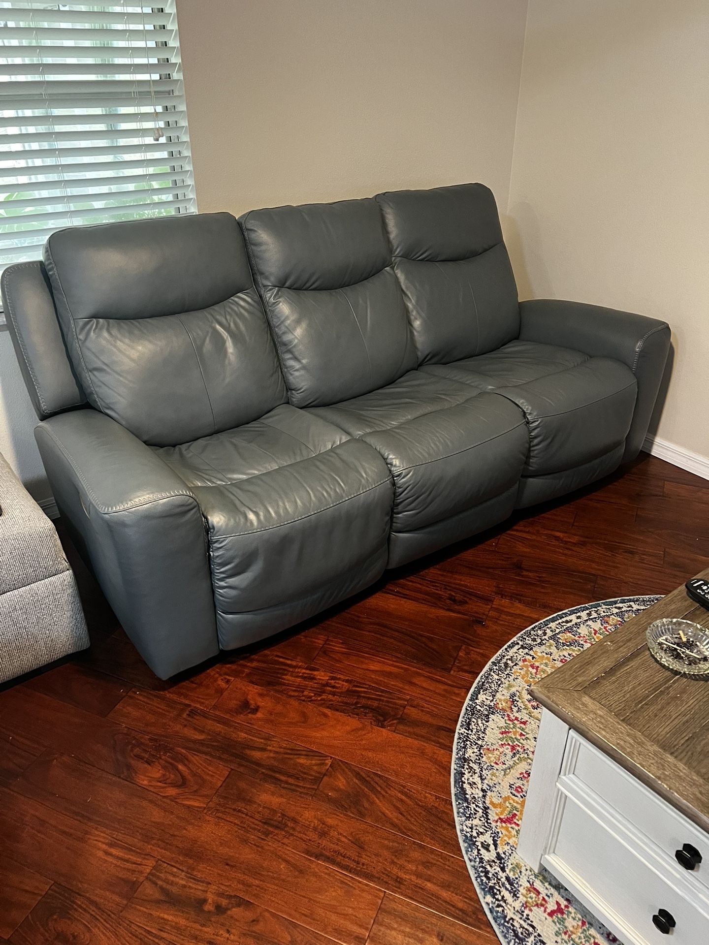 Leather Sofa And Recliner- $1200