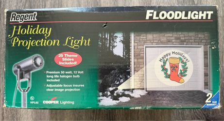 MR. CHRISTMAS OUTDOOR HOLIDAY PROJECTOR 25 Slides For Every Season