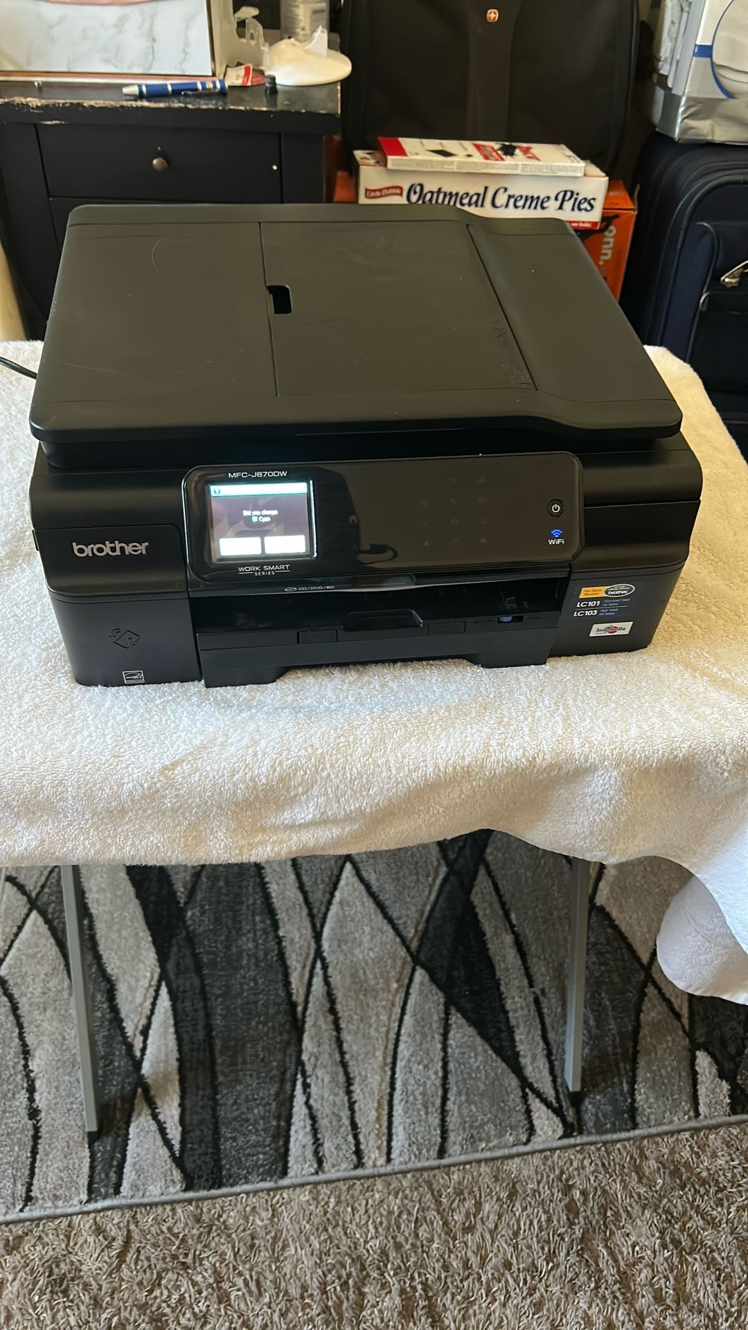 Brother Printer Copier Scanner Fax Machine Mfc-j870dw 