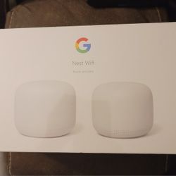 Google Nest Wifi Router and Point