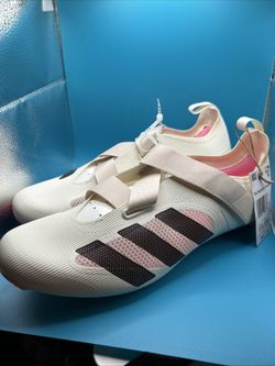Adidas The Indoor Cycling Shoe GX1669 Men’s 11.5 Women’s 12.5 White Pink NWOB