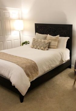 Paxberry-black-Queen- King panel-bed / couch /Living room set