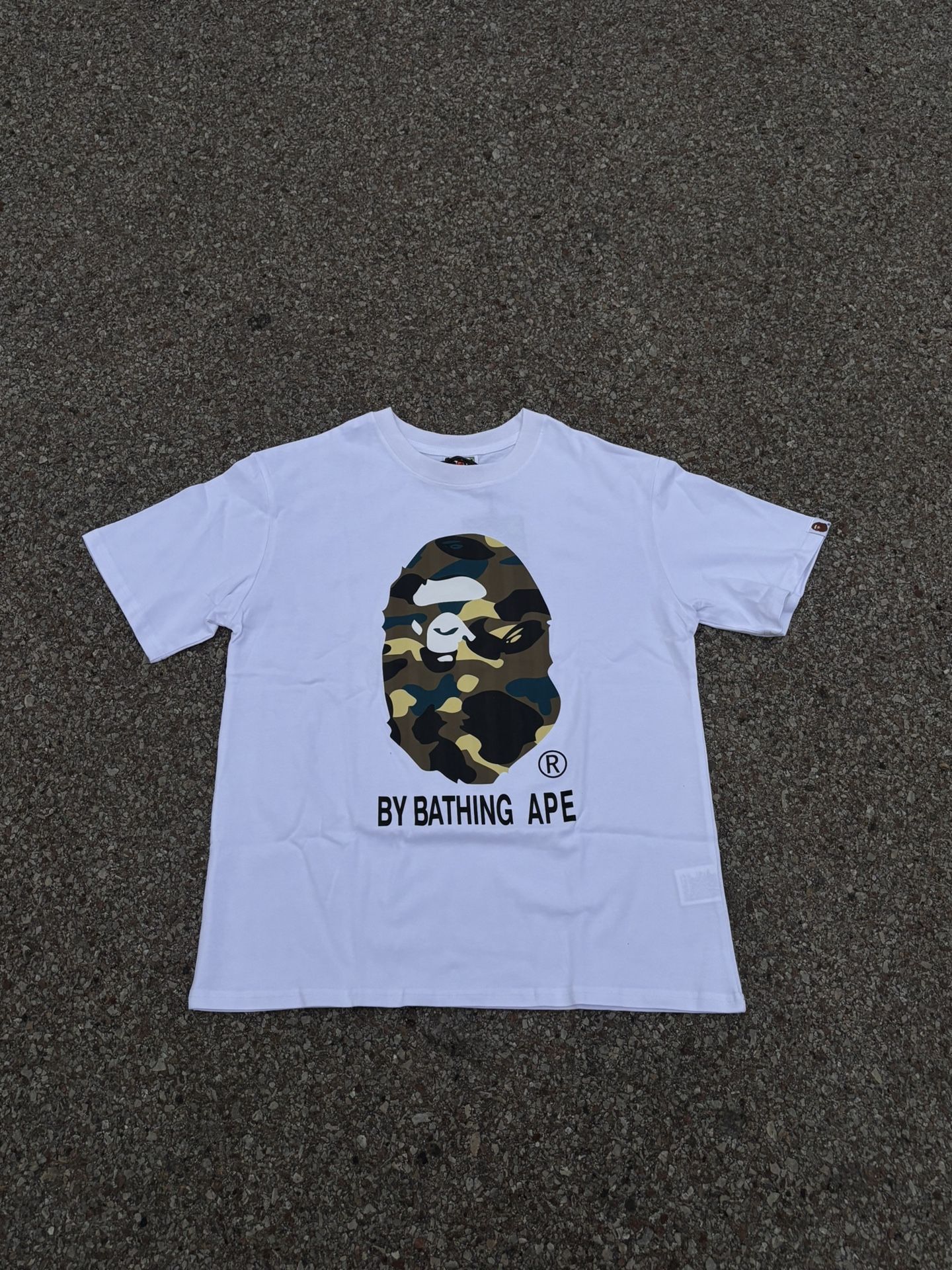 White Camo Bape Tee 