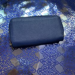 Blue Double ZipperWallet 