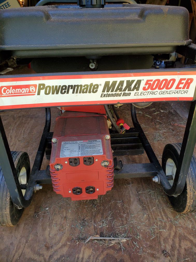 Coleman Powermate maxa 5000ER inverter generator