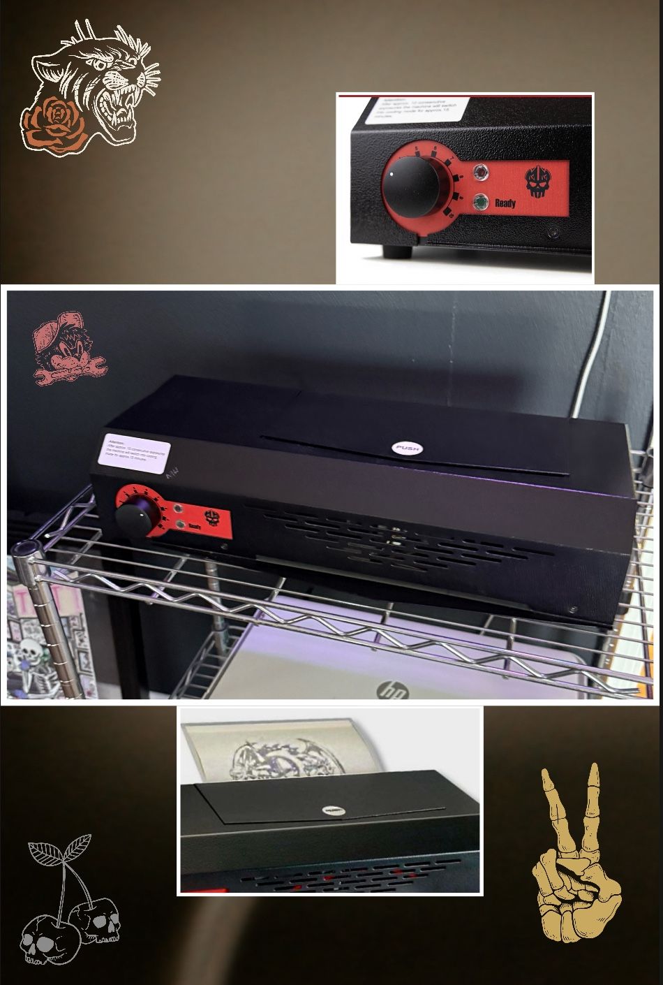 Thermal Tattoo Stencil Printer KW Metalltechnik Made In Germany