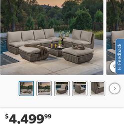 Brand New Patio Furniture 10pc Set