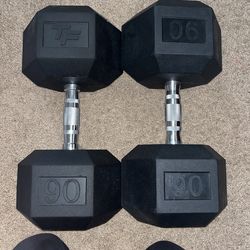 X2 90lb Dumbbell 