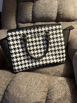 Large Houndstooth Michael Kors Purse