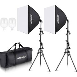 New Neewer 700W Equivalent Softbox Lighting Kit - (Background Lighting Kit)