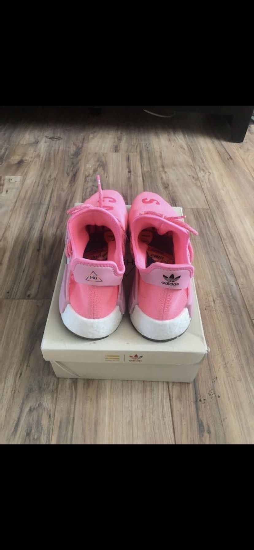 Pink Human Race Slides Adidas Pharrell Williams Human Race Shoes