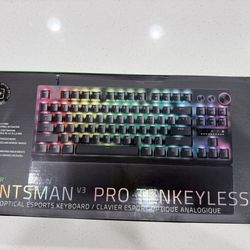 Razer Huntsman V3 Pro Tenkeyless – Like New (Original Box Included)