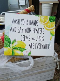 Lemon Farmhouse Humor Quote Sign