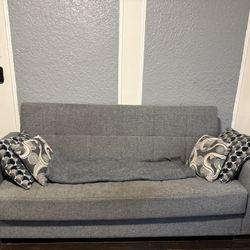 Gray Fabric Sofa 