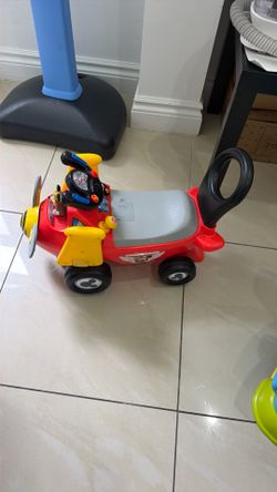 Mickey Mouse airplane sit on toy