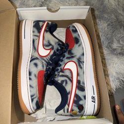 Nike Air Force 1 Low “Acid Wash Denim” Sz 10M