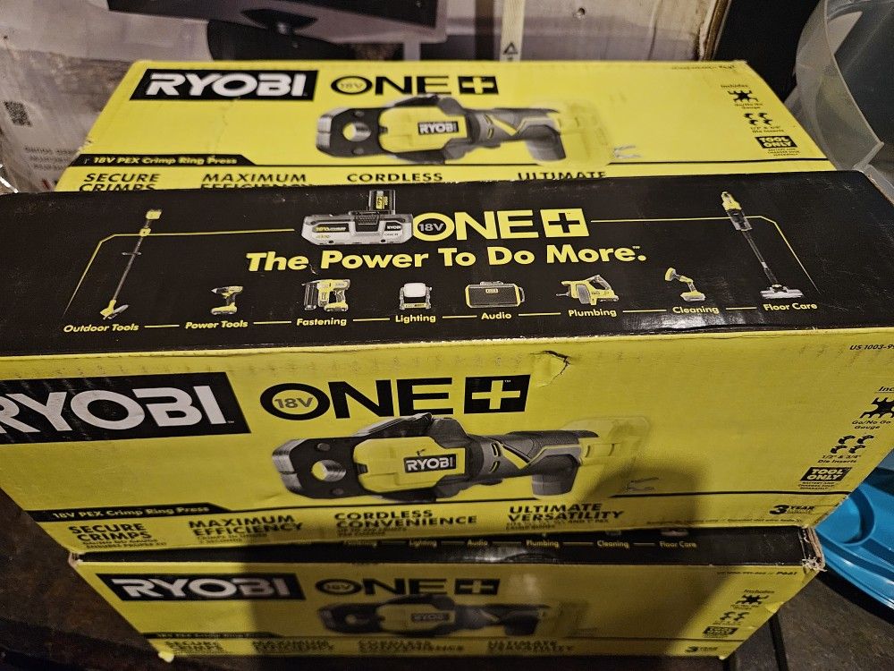 RYOBI

ONE+ 18V PEX Crimp Ring Press Tool (Tool Only)

