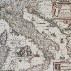 Italian Map Of Italy In Italian Beautiful And Detailed