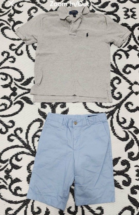 Kid's Ralph Lauren Outfit Shorts & Polo Shirts