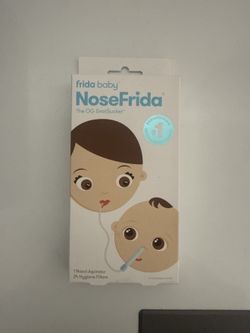 Frida Baby NoseFrida Nasal Aspirator with 24 Hygiene Filters - Brand New