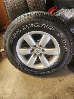 OEM 2010 Nissan Titan 18” Wheels & Goodyear Tires – Set of 4