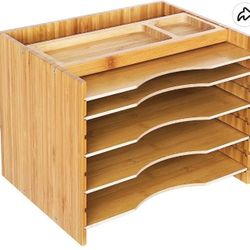 Bamboo Storage Unit Shelve