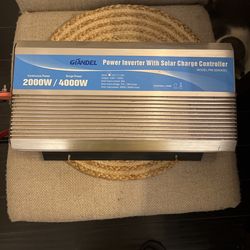 Power Inverter With Solar Charge Controller