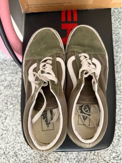 Vans green 7.5 w 9
