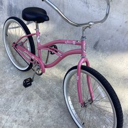 MICARGI PANTERA STEP THRU SINGLE SPEED CRUISER BIKE  BARLEY USED LIKE NEW 