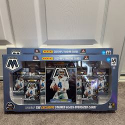 2x 2025 Panini Mosaic NFL Costco Exclusive Bundle Box Jumbo Stained Glass
