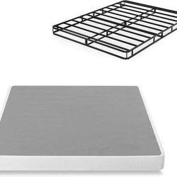 NEW California King 5”  Metal Smart Box Spring Mattress Foundation Strong Metal Frame Easy Assembly