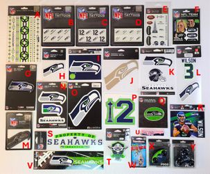 Seattle Seahawks Decals - Stickers Emblem Tattoos