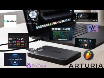 External Hard Drive 1Tb Loaded 4 MacBook+ Gaming Laptops Producers & Engineers