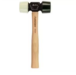 Husky 24 oz. Hickory 2-Sided Soft Face Mallet