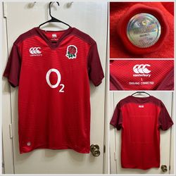 Canterbury England Rugby Union O2 2015 Away Jersey Size Large