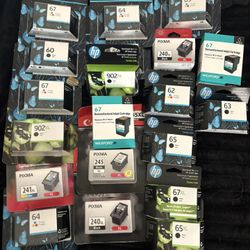 Assorted Hp Ink Cartridges