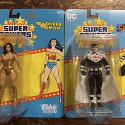 Wonder, Woman And Superman DC Superpowers Action Figure Figures