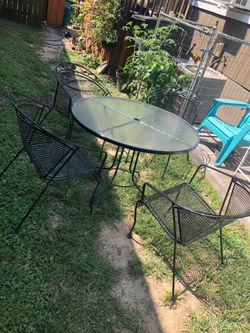 Table and chairs $150