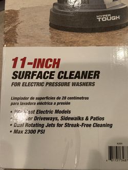 Hyper Tough 11" Surface Cleaner for Pressure Washer, Black