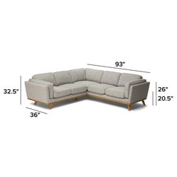 Article Timber Sectional Couch