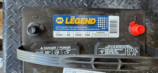 NAPA Legend Truck Battery