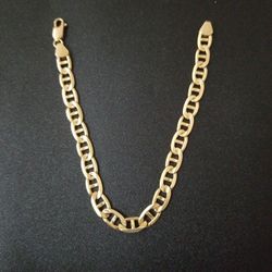 14k Yellow Gold Mens Gucci Bracelet