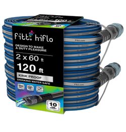 FITT HiFlo 60ft Hose 2-pack. New open box.