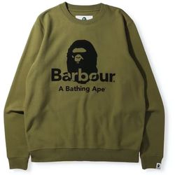 A Bathing Ape Barbour X Bape Crewneck