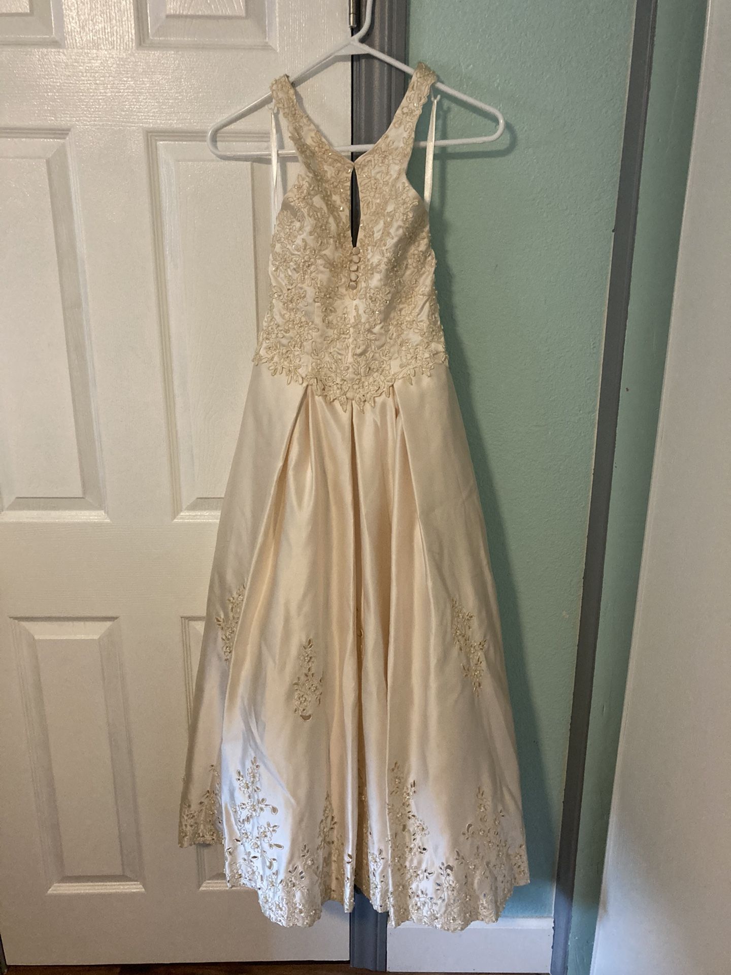 Ivory Girls Confirmation Dress/ Quinceanera/ Quince/ Quinceañera/ Pageant/ Photoshoot/ Dance/ Wedding Flower Girl/ Vestido