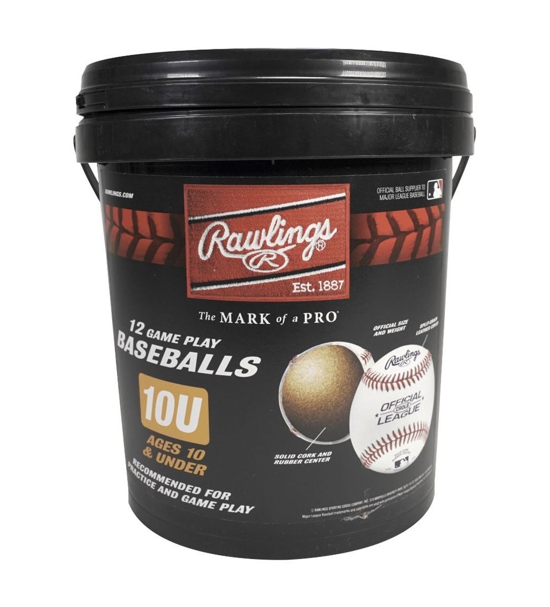 (12 Pack) Rawlings Bucket of 10U Official League Baseballs *Brand new!!