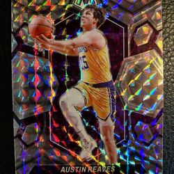 Austin Reaves 2023-24 Panini Mosaic Basketball #28 SILVER MOSAIC PRIZM! LAKERS! 