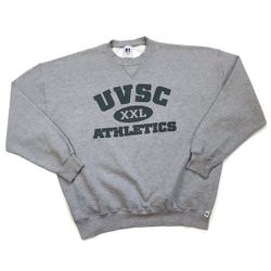VINTAGE RUSSELL ATHLETIC SWEATSHIRT 3XL XXXL CREWNECK PULLOVER UTAH MADE IN USA