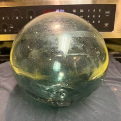 Antique Glass Float Buoy 10 Inch