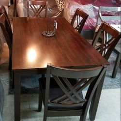 New 7 Pcs Table Dining Set Only $799
